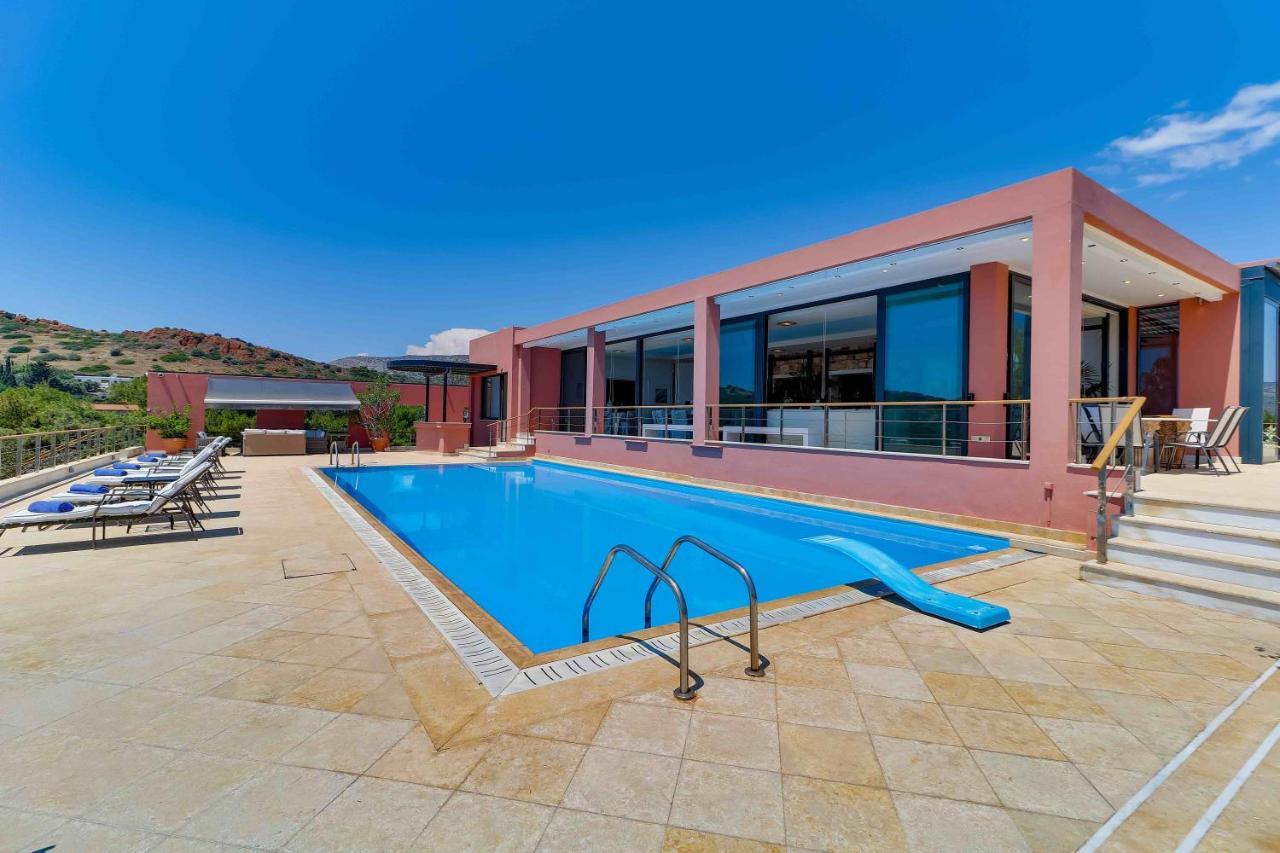 Black Diamond Beachfront Pool Villa Pasithea In Sounio, Athens Sounion Exterior foto