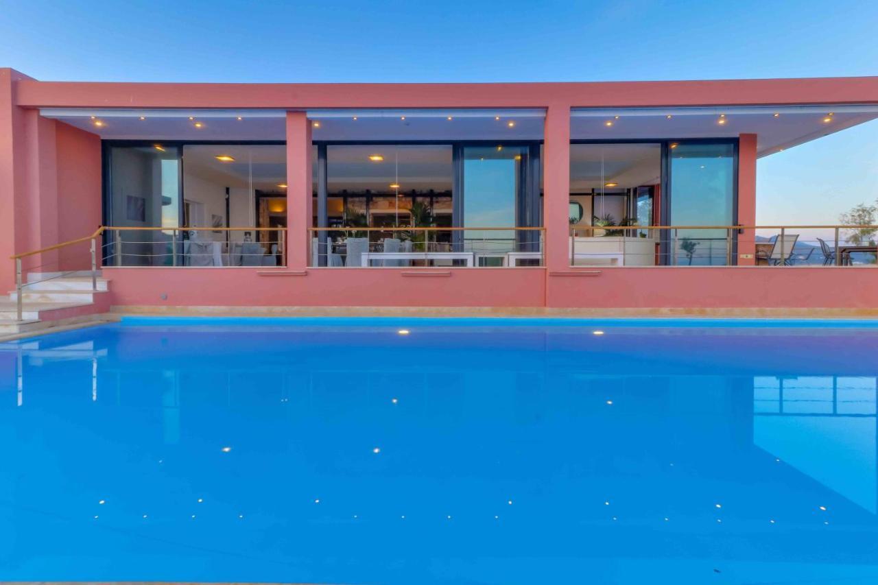 Black Diamond Beachfront Pool Villa Pasithea In Sounio, Athens Sounion Exterior foto